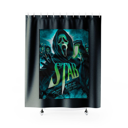 Scream Killer Horror Ghostface Scary Movie Shower Curtains