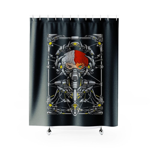 Shoto Todoroki Cyber Shower Curtains