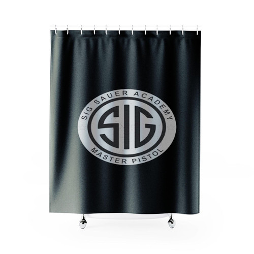 Sig Master Pistol Shower Curtains