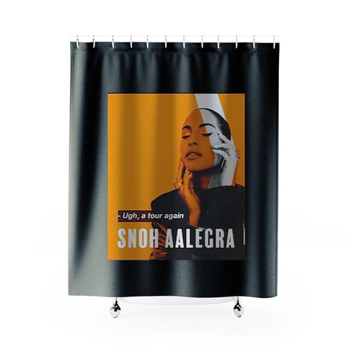 Singer Aalegra Tour Again Shower Curtains