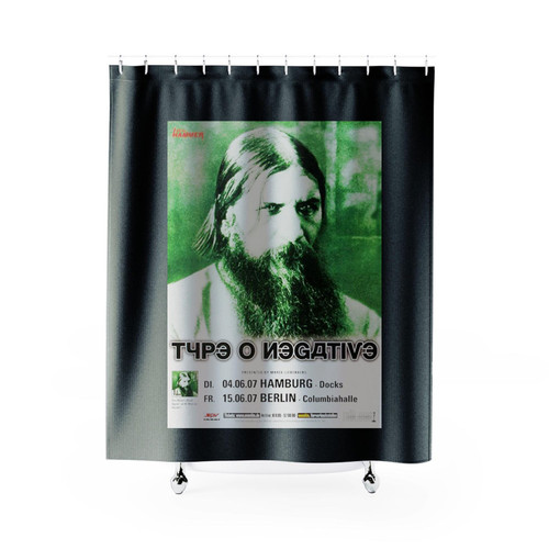 Type O Negative Dead Again Hamburg & Berlin 2007 Shower Curtains