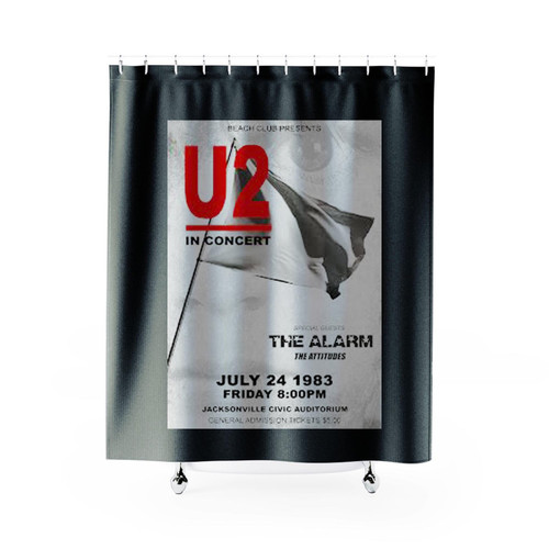 U2 Concert 1983 Shower Curtains