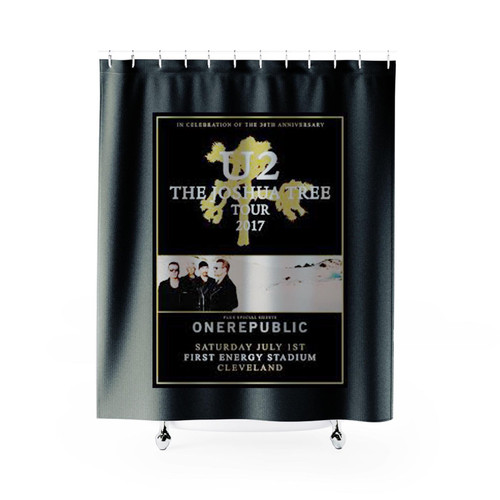 U2 Joshua Tree Tour Cleveland Firstenergy Stadium 2017 Shower Curtains