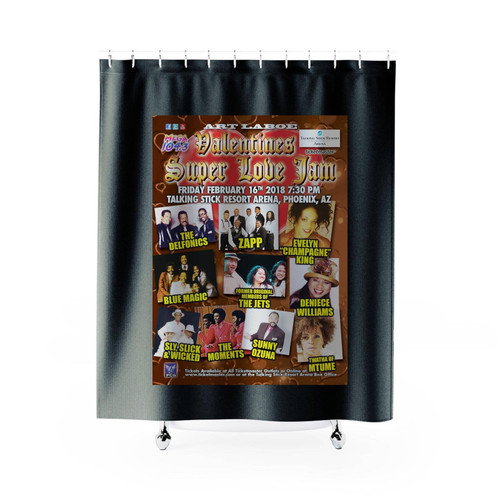 Valentines Super Love Jam 2018 1 Shower Curtains