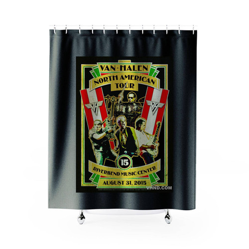 Van Halen Destroyed Shower Curtains
