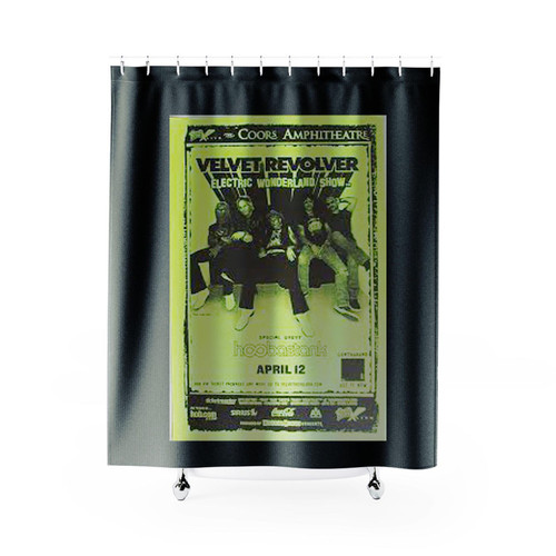 Velvet Revolver Electric Wonderland Show 2005 San Diego Concert Tour Shower Curtains