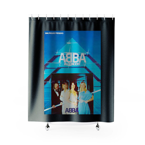 Vintage Abba In Concert Shower Curtains