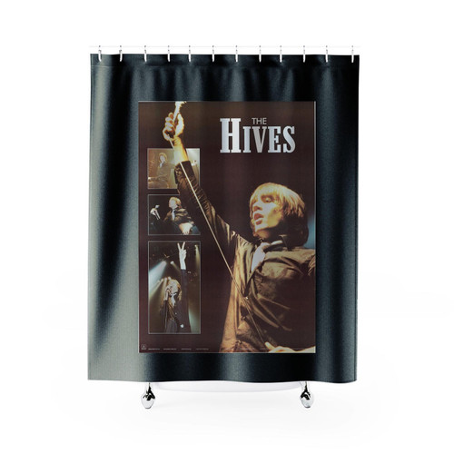Vintage The Hives Group Band Anabas Shower Curtains