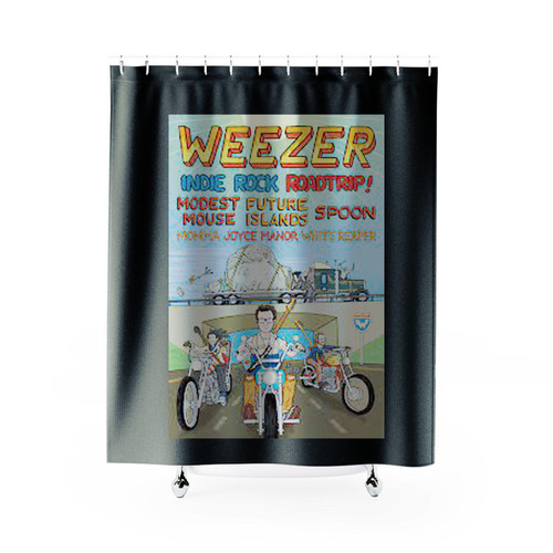 Weezer's Indie Rock Roadtrip Shower Curtains