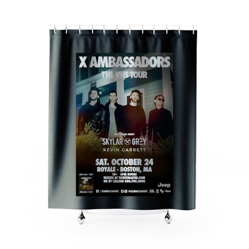 X Ambassadors The Vhs Tour Shower Curtains