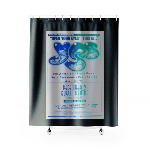 Yes 1997 U.S. Theatre Tour Denver Concert Shower Curtains