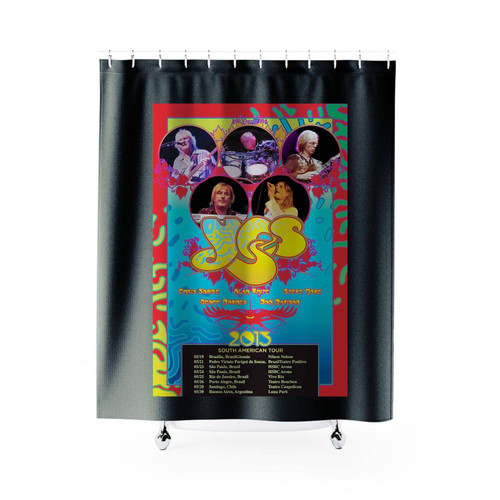 Yes South American Tour 2013 Concert Shower Curtains