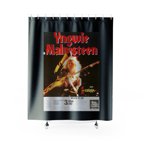 Yngwie Malmsteen Eclipse Tour 1990 Shower Curtains