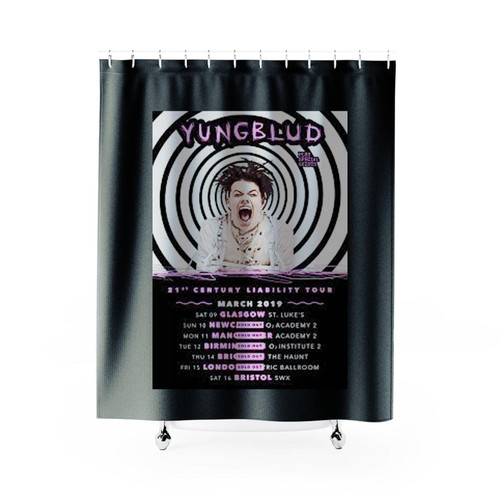 Yungblud 21St Century March 2019 Uk Tour Shower Curtains