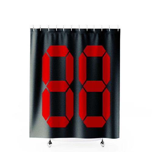 Back To The Future 88 Logo Shower Curtains