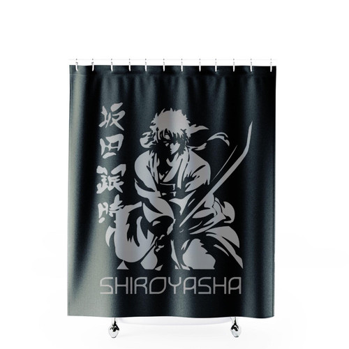 Shiroyasha Gintoki Sakata Shower Curtains
