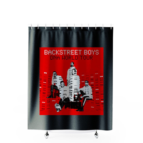 Backstreet Boys Dna Word Tour Shower Curtains