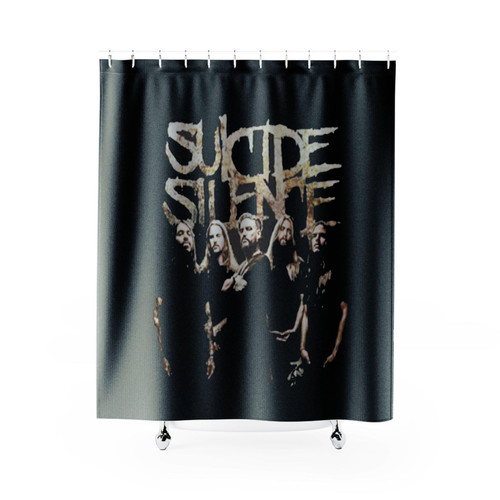 Suicide Silence Deathcore Shower Curtains