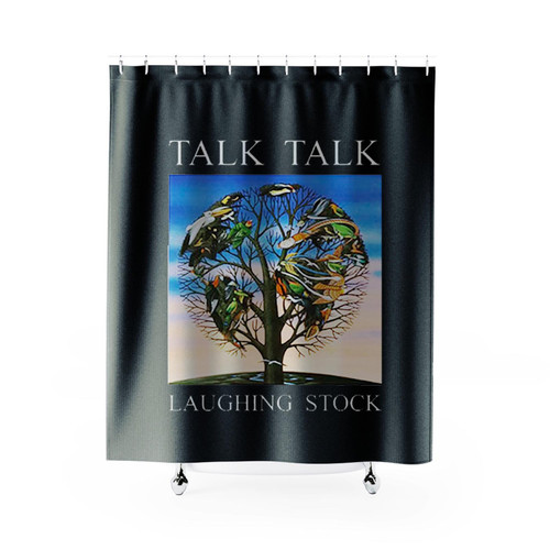 Talk Talk Laughing Stock Art Love Logo Shower Curtains