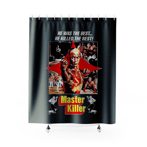 The 36Th Chamber Of Shaolin Art Love Logo Shower Curtains