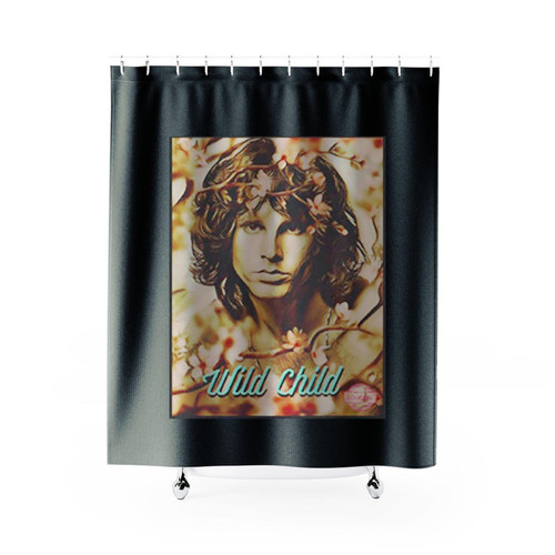 The Doors Rock N Roll Wild Child Shower Curtains
