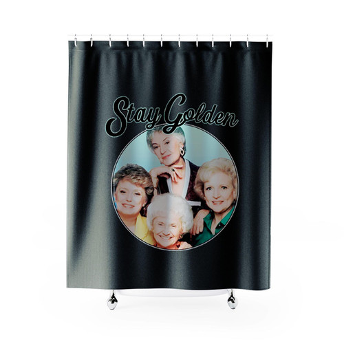 The Golden Girls Stay Golden Shower Curtains The Golden Girls Stay Golden Shower Curtains