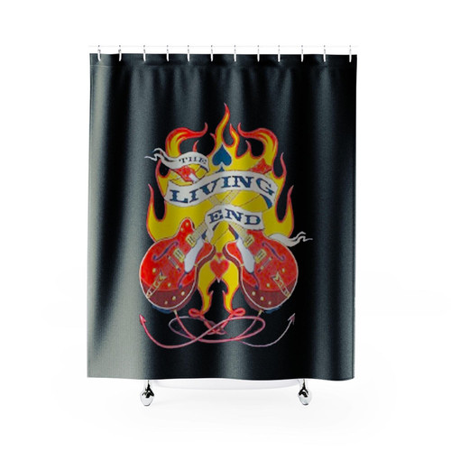 The Living End Punk Rockabilly Band Shower Curtains