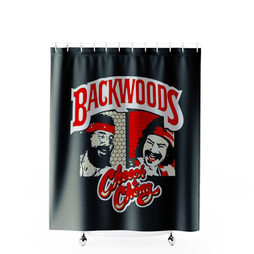 Backwoods Cheech And Chong Blunt Roll Up Wrap Shower Curtains