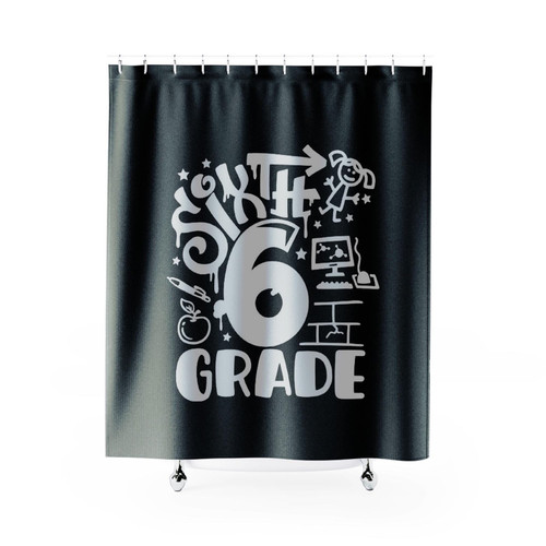 Sixth Grade 6 Grade Shower Curtains