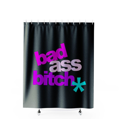 Bad Ass Bitch Justin Bieber Shower Curtains