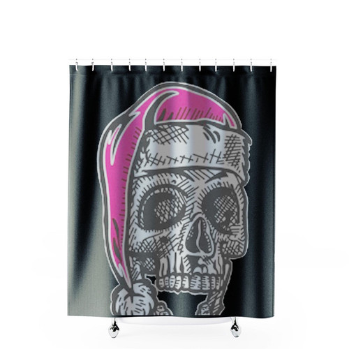 Skull Christmas Gothic Shower Curtains