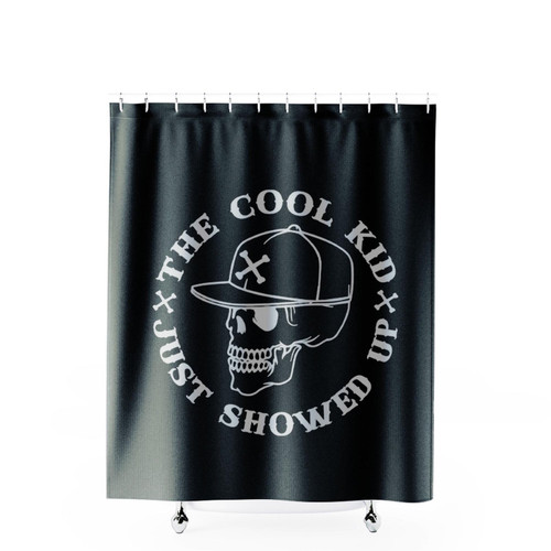 Skull Skeleton Birthday Shower Curtains