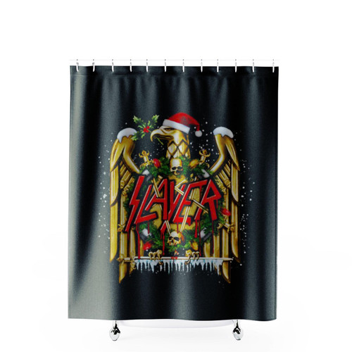 Slayer Holiday Eagle Christmas Shower Curtains