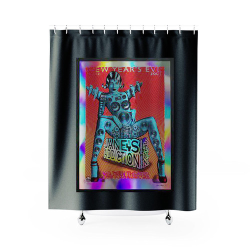 2002 Jane's Addiction Los Angeles Foil Variant Concert Shower Curtains