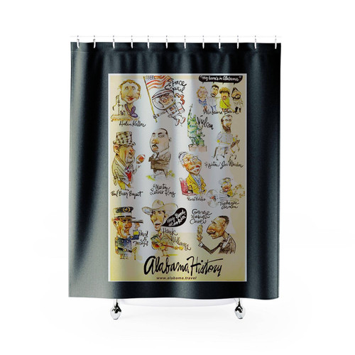 Alabama History Shower Curtains