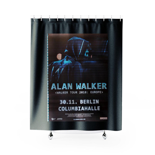 Alan Walker Walker Tour Berlin 2018 Shower Curtains