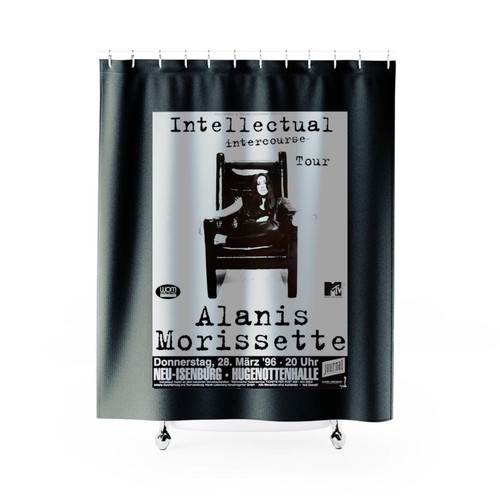 Alanis Morissette Intellectual Neu-Isenburg & Frankfurt 1996 Shower Curtains