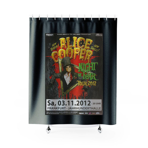 Alice Cooper Night Of Fear Frankfurt 2012 Shower Curtains
