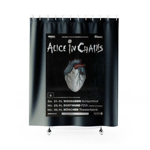 Alice In Chain Check My Brain Tour 2009 Shower Curtains