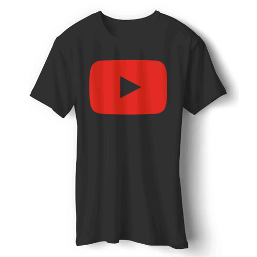 Youtube Play Button Man's T-Shirt