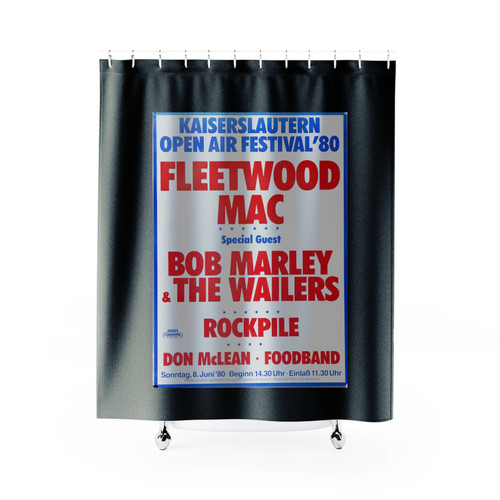 All The Best Open Air Festivals Kaiserslautern 1980 Shower Curtains