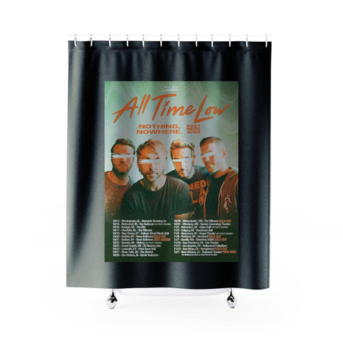 All Time Low Nothing Nowhere Shower Curtains