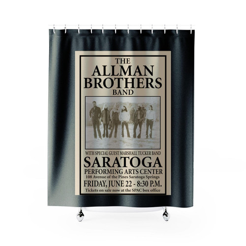 Allman Brothers Replica 1973 Concert Shower Curtains