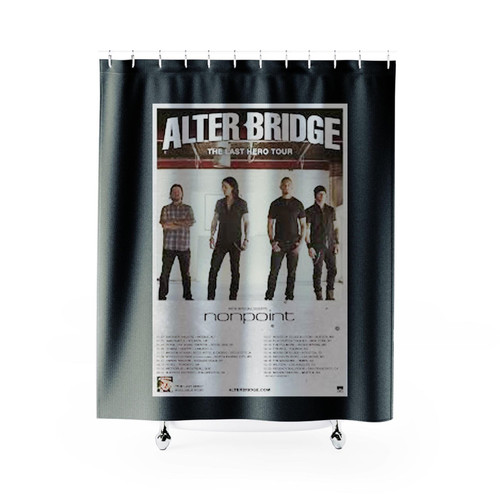 Alter Bridge Last Hero Tour U S A 2017 Concert Shower Curtains