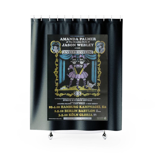 Amanda Palmer Dresden Dolls Tour 2010 Shower Curtains