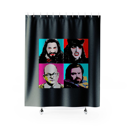 Vampire Warhol Classic What We Do In The Shadows Shower Curtains