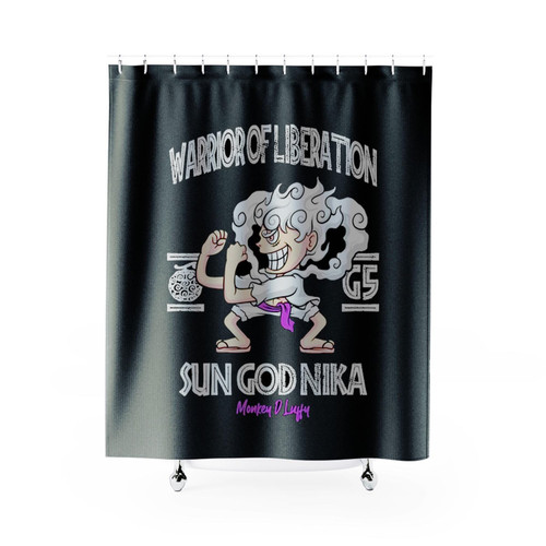 Warrior Liberation Luffy One Piece Shower Curtains