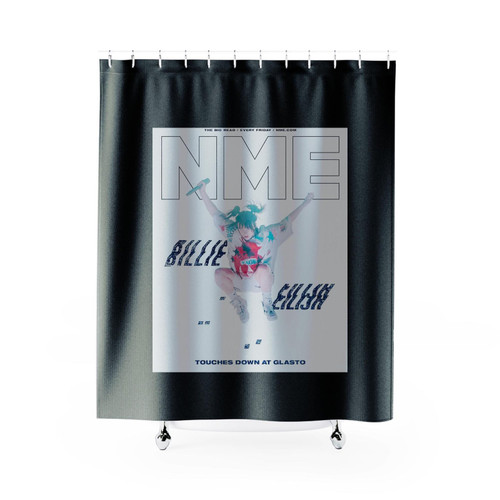Billie Eilish Nme Shower Curtains