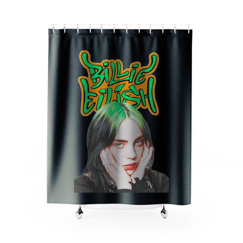 Billie Eilish When We All Fall Asleep Shower Curtains