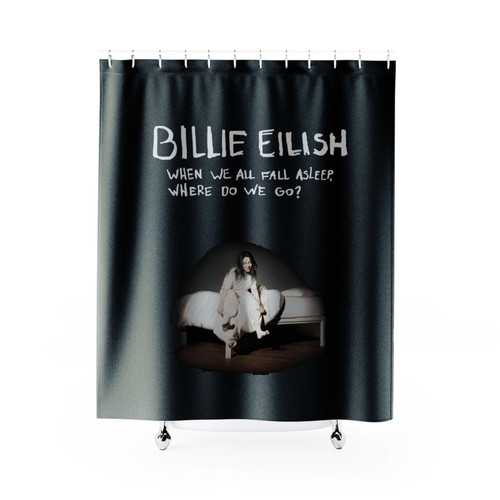 Billie Eilish When We All Fall Asleep Where Do We Go Album Shower Curtains